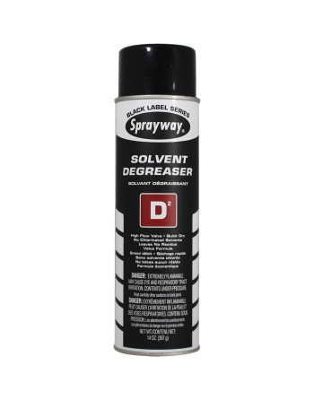 SPRAYWAY SW285 D2 Solvent Degreaser, Aerosol Can Format: 14 fl. oz. - [DefendUse.com] - SW285 - Sprayway