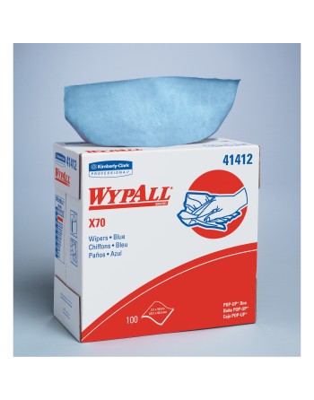 KIMBERLY-CLARK  X70 Wipers, Heavy-Duty, 16-4/5" L x 8-3/4" W 1000 Units/Case: 10 - [Cleaning Supplies Canada Discounts] - 41412 