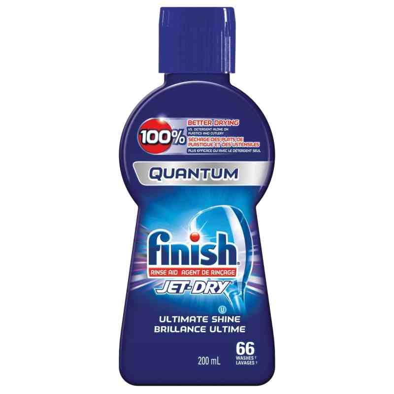 FINISH® 51700-80535 Jet-Dry® Quantum™ Rinse Agent, Dishwasher, Case of 8/200ml - [DefendUse.com] - 51700-80535 - Finish®