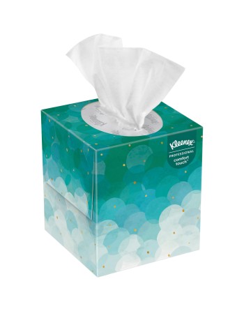 Kleenex® 21270 Upright Facial Tissue, 2 Ply, 7.8" L x 8.3" W, 95 Sheets/Box, 36 Boxes - [DefendUse.com] - 21270 - Kleenex®