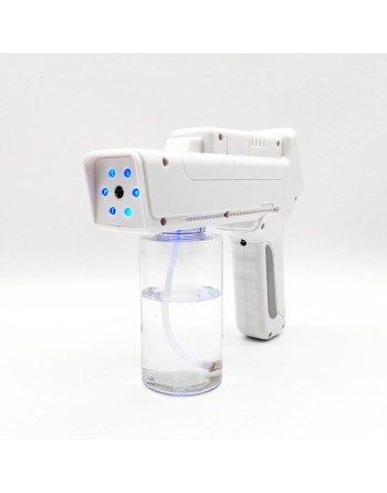 *Rechargeable Blue Light Nanotechnology Cold-Spray Gun Atomizing Disinfection Sprayer, Wireless Spray Machine 350 mL - [DefendUs