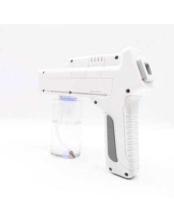 *Rechargeable Blue Light Nanotechnology Cold-Spray Gun Atomizing Disinfection Sprayer, Wireless Spray Machine 350 mL - [DefendUs