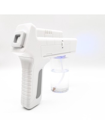 *Rechargeable Blue Light Nanotechnology Cold-Spray Gun Atomizing Disinfection Sprayer, Wireless Spray Machine 350 mL - [DefendUs