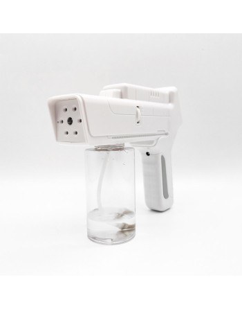 *Rechargeable Blue Light Nanotechnology Cold-Spray Gun Atomizing Disinfection Sprayer, Wireless Spray Machine 350 mL - [DefendUs
