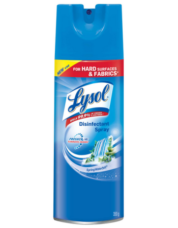Lysol®Disinfectant Spray - Spring Waterfall - 12/350g [CB755718] - [DefendUse.com] - 59631-75571 - Lysol®