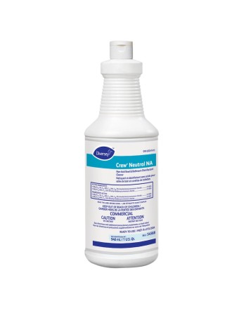 Diversey 54568 Crew Neutral Non-Acid Bowl And Bathroom Disinfectant Cleaner, 946 mL, 12x946ml - [DefendUse.com] - 54568 - Divers