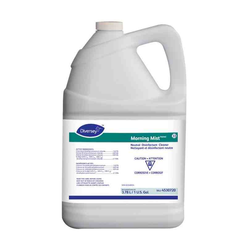 DIVERSEY 4530720 Morning Mist Disinfectant, Hospital Grade, Case of 4/3.78L - [DefendUse.com] - 4530720 - Hospital-Grade Disinfe