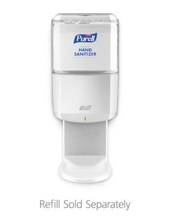 1200 mL White ES8 Touch-Free Hand Sanitizer Dispenser, 1/CS - 1
